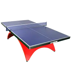 25mm大彩虹乒乓球桌室内比赛专业标准球台学校球馆家用双云乒乓桌