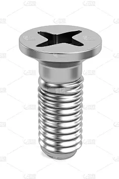 真实的 3d 渲染的螺钉