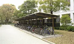 至尊卡尔r字型自行车棚