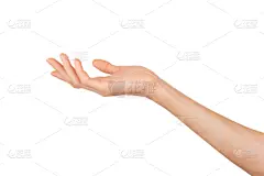 女人,停止手势,白色,羊毛帽,分离着色,部分,空的,背景分离,一个人,拇指