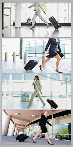 机场商务出差背景图