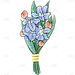 手绘花束元素主题-花束