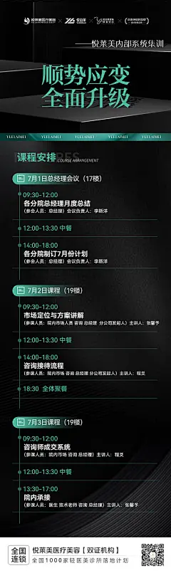 医美会议流程长图海报-源文件分享-ywjfx.cn