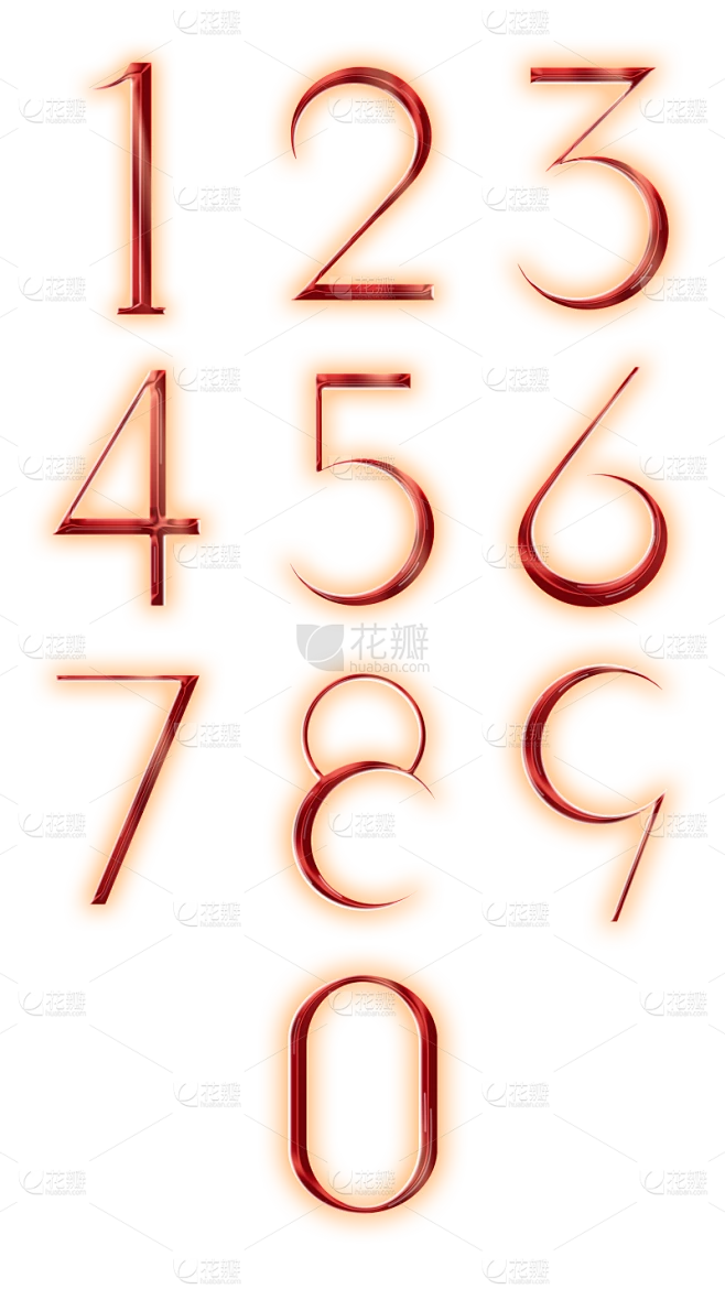 常规图标元素金属风光晕数字元素组合