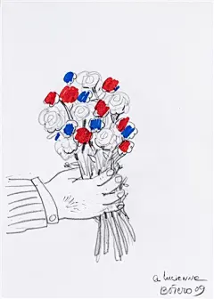 bouquet de fleurs by fernando botero