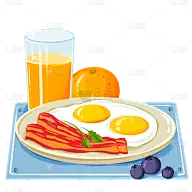 饭桌插画源文件