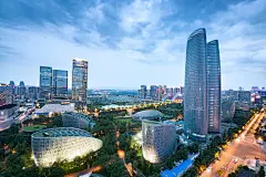 成都高新区金融城图片下载