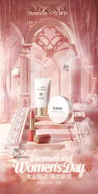 国药女神节海报