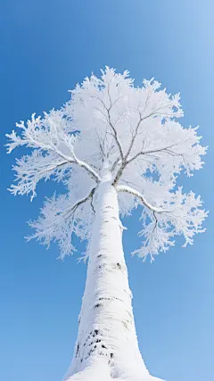 大寒小寒雪地树林背景图片