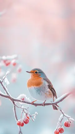 霜降实景感树叶柿子麻雀背景